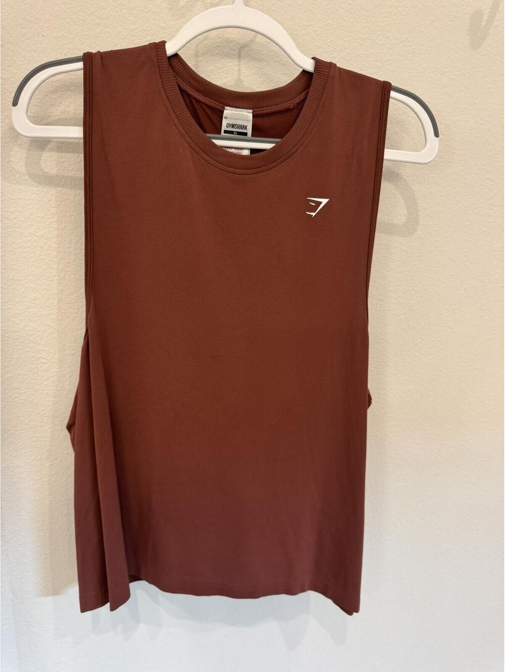 Gymshark Women's Everyday Sleeveless Tank Top XL Brown